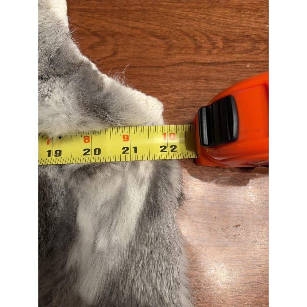 CJ Banks White Knit Vest Rabbit Fur 1 X - Picture 4 of 6